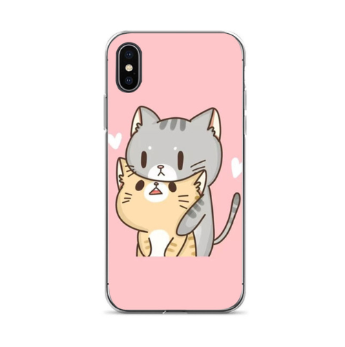 Girls Capa 7 plus Cute cat Diy Printing Drawing phone case For iphone 6 6s 7 7plus 8 8plus X xs xr XS Max cses-105